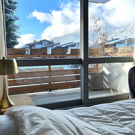 Modern Apt At The Foot Of The Slopes In Megeve Appartement Buitenkant foto