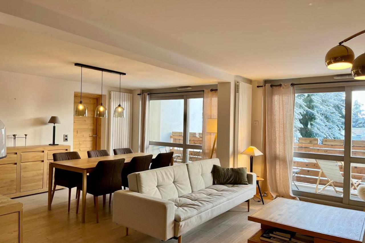 Modern Apt At The Foot Of The Slopes In Megeve Appartement Buitenkant foto