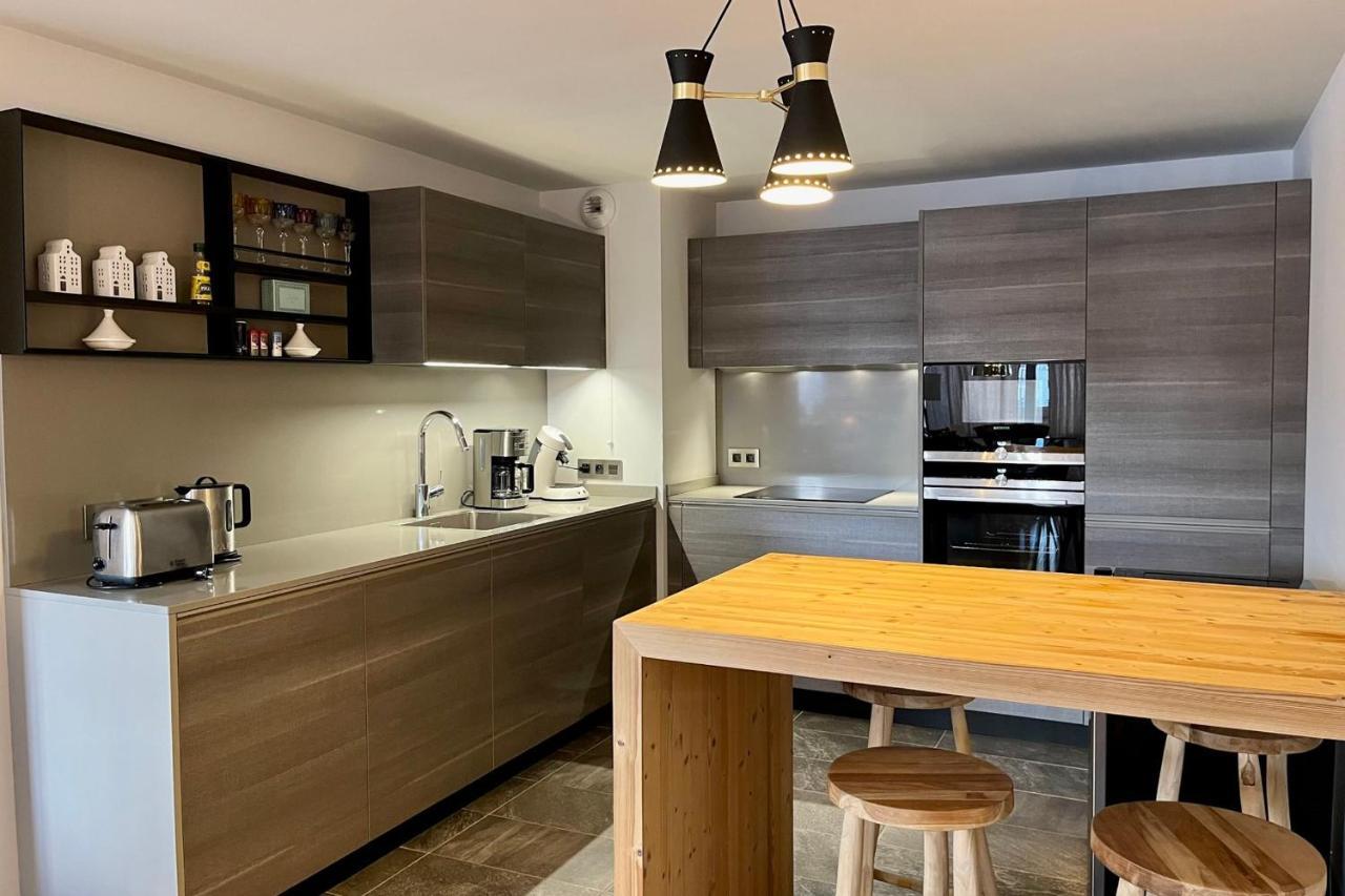Modern Apt At The Foot Of The Slopes In Megève Buitenkant foto