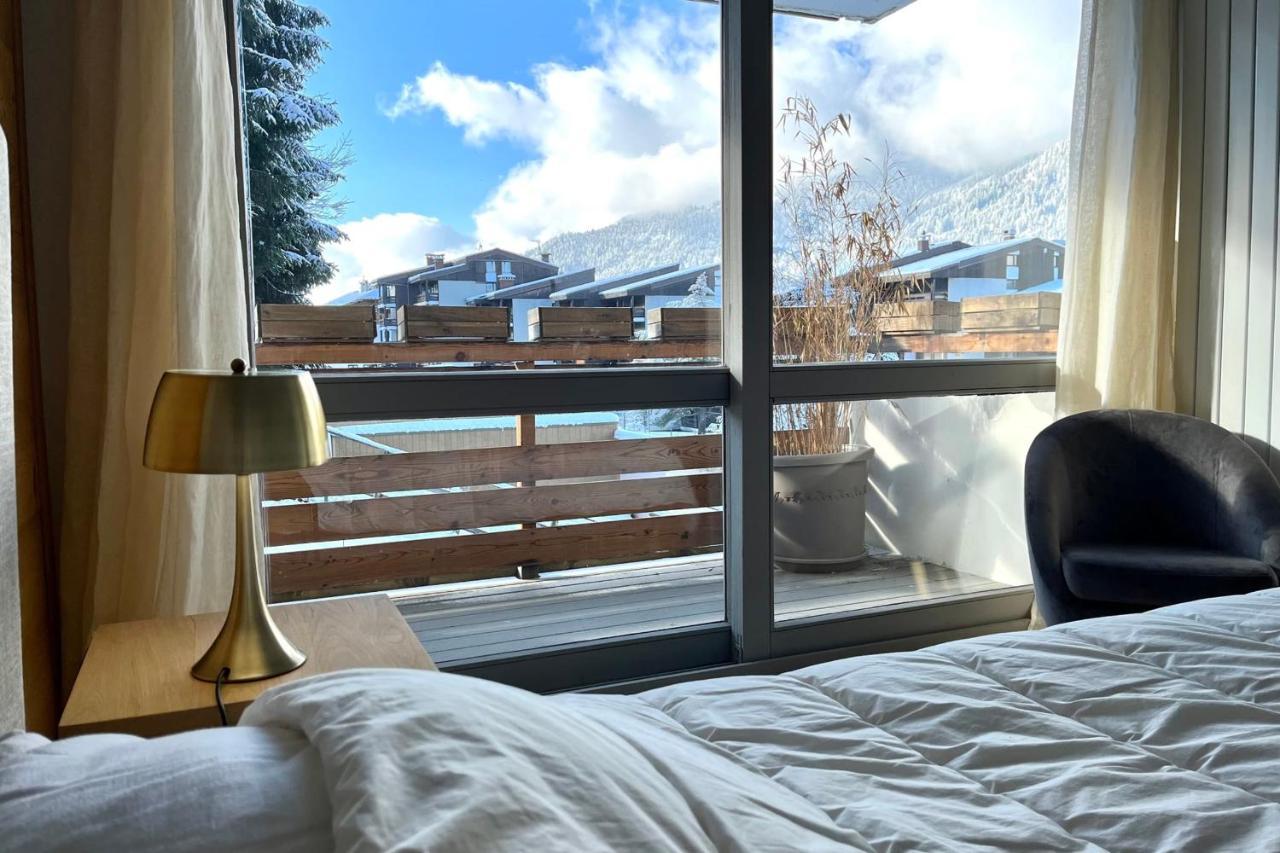 Modern Apt At The Foot Of The Slopes In Megeve Appartement Buitenkant foto