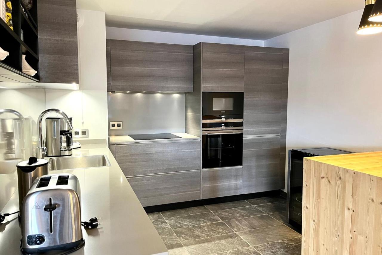 Modern Apt At The Foot Of The Slopes In Megève Buitenkant foto