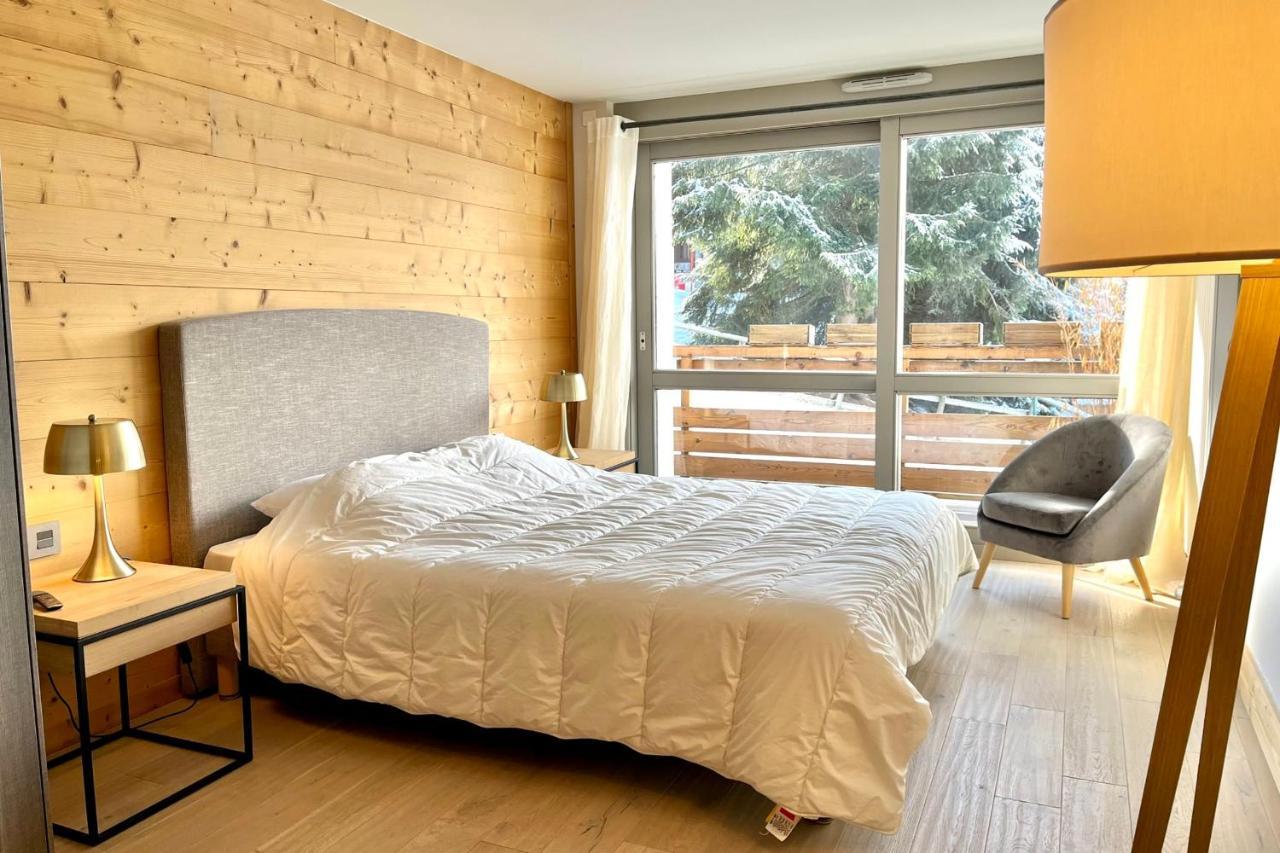 Modern Apt At The Foot Of The Slopes In Megève Buitenkant foto